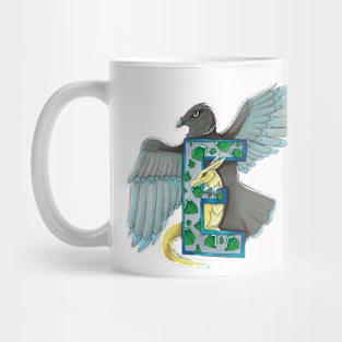 Emerald, eagles and a dragon Mug